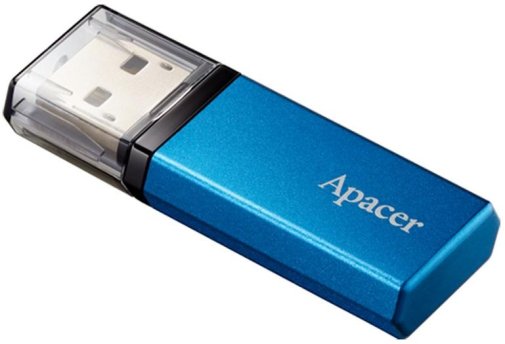 Флеш пам'ять USB 32 Gb Apacer AH25C Ocean Blue USB3.2, пластик\/метал - зображення 1
