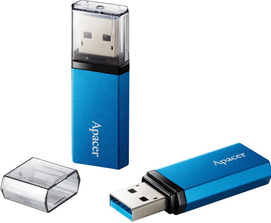 Флеш пам'ять USB 32 Gb Apacer AH25C Ocean Blue USB3.2, пластик\/метал - зображення 3