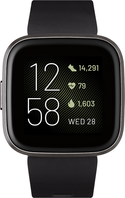 Смарт годинник Google Fitbit Versa 2 Black - зображення 2