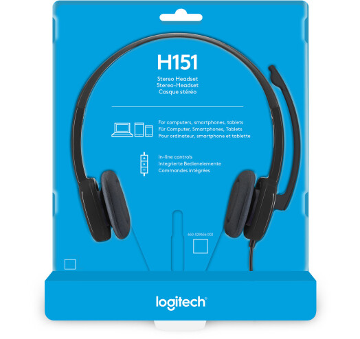 Гарнітура Logitech H151 Stereo Headset (981-000589) - зображення 8