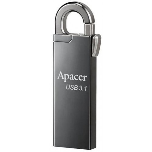 Флеш пам'ять USB 64 Gb Apacer AH15A Ashy USB 3.1 (AP64GAH15AA-1) - зображення 1