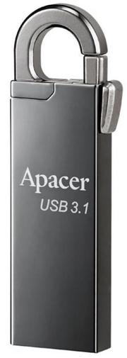 Флеш пам'ять USB 64 Gb Apacer AH15A Ashy USB 3.1 (AP64GAH15AA-1) - зображення 1