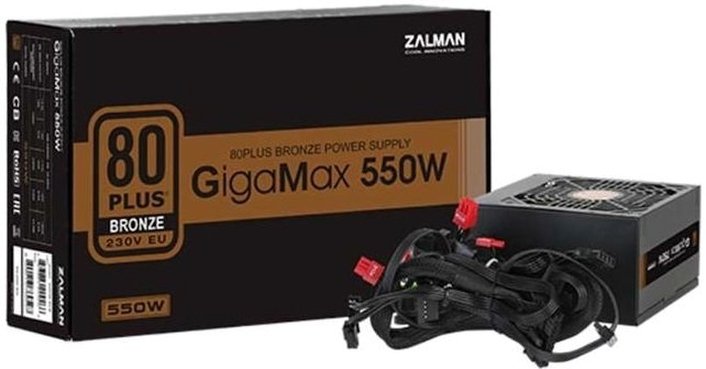 БЖ 550Вт Zalman ZM550-GVII GigaMax - зображення 4