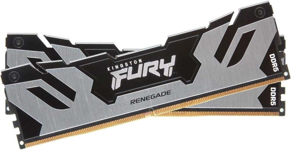 Пам'ять DDR5 RAM_64Gb (2x32Gb) 6000Mhz Kingston FURY Renegade Silver\/Black XMP (KF560C32RSK2-64) - зображення 2