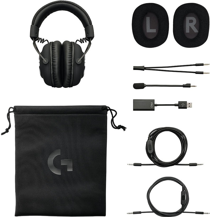 Гарнітура Logitech G PRO X Gaming Headset BLACK USB (981-000818) - зображення 11