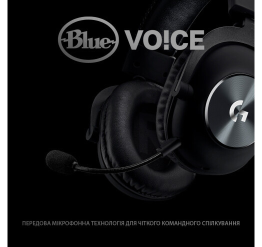 Гарнітура Logitech G PRO X Gaming Headset BLACK USB (981-000818) - зображення 9