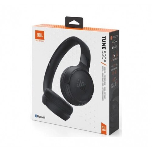 Безпровідні Bluetooth навушники JBL TUNE 520BT Black - зображення 8