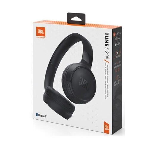 Безпровідні Bluetooth навушники JBL TUNE 520BT Black - зображення 8