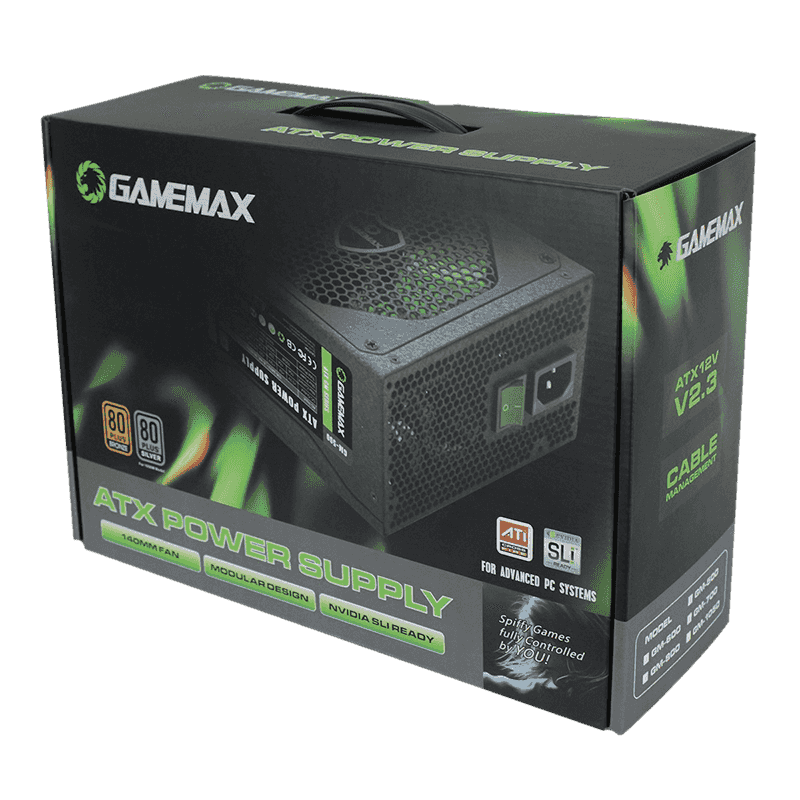 БЖ GAMEMAX 700Вт GM-700 80+ APFC Black - зображення 6