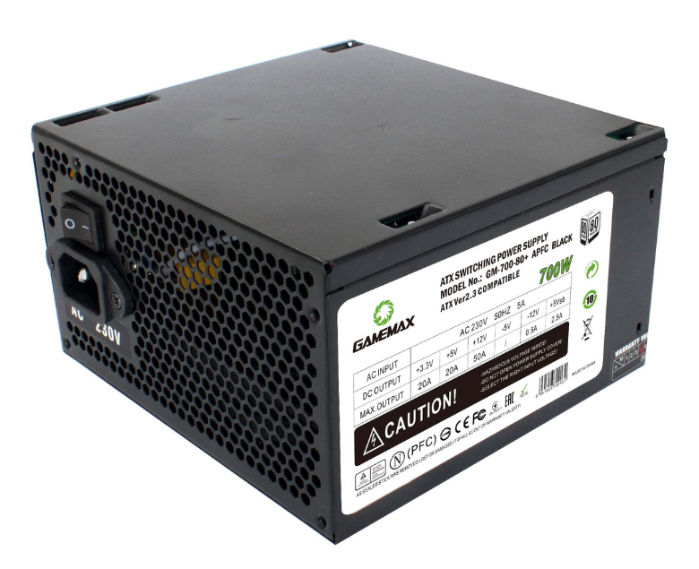БЖ GameMax 700Вт GM-700 80+ APFC Black - зображення 3