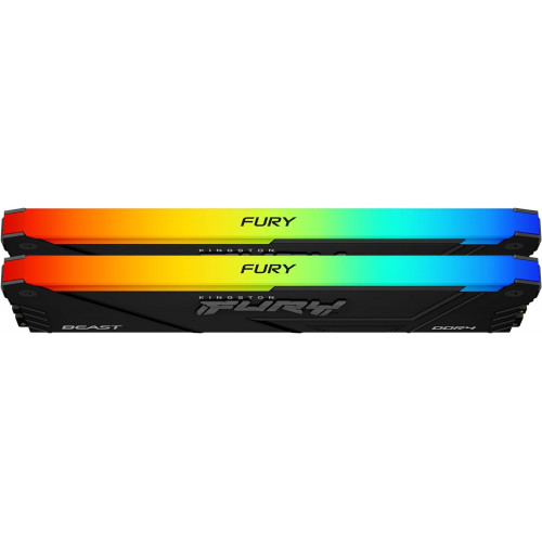 Пам'ять DDR4 RAM_32Gb (2x16Gb) 2666Mhz Kingston Fury Beast RGB (KF426C16BB2AK2\/32) - зображення 2