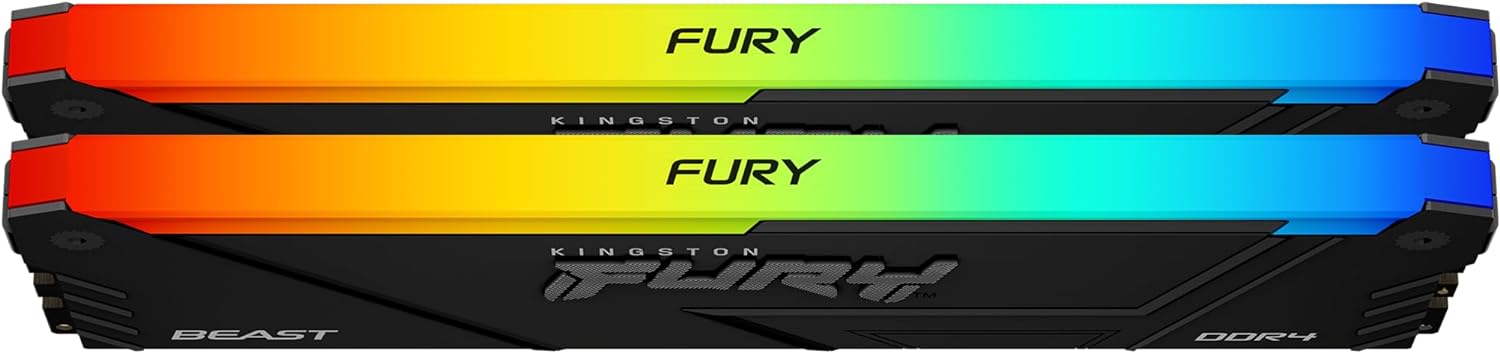 Пам'ять DDR4 RAM_32Gb (2x16Gb) 2666Mhz Kingston Fury Beast RGB (KF426C16BB2AK2\/32) - зображення 2