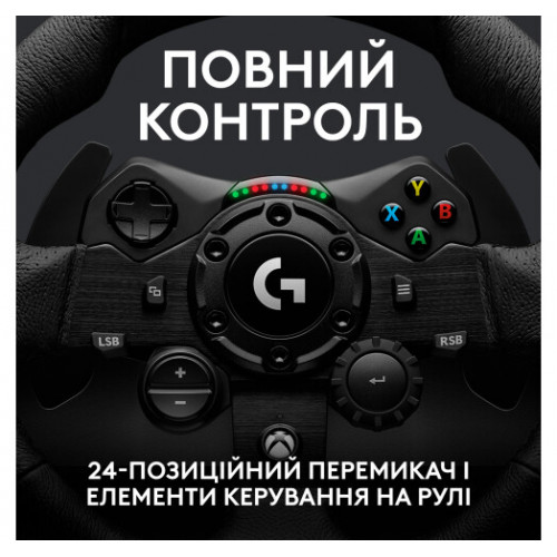 Кермо Logitech G923 Racing Wheel and Pedals (941-000158) - зображення 6