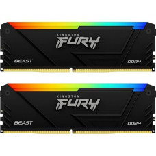Пам'ять DDR4 RAM_32Gb (2x16Gb) 3200Mhz Kingston Fury Beast RGB (KF432C16BB12AK2/32)