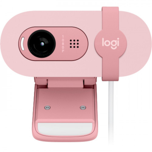 Вебкамера Logitech BRIO 100 Pink - зображення 3