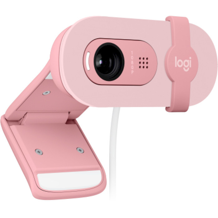 Вебкамера Logitech BRIO 100 Pink - зображення 5