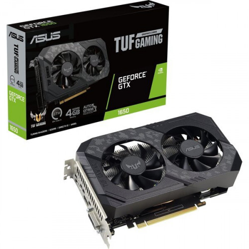 Відеокарта GeForce GTX1650 4 Gb GDDR6 Asus (TUF-GTX1650-4GD6-P-V2-GAMING) - зображення 1