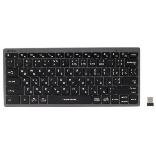 Клавіатура A4-Tech FBX51C Grey - зображення 1