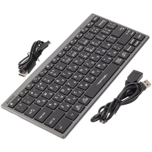 Клавіатура A4-Tech FBX51C Grey - зображення 6