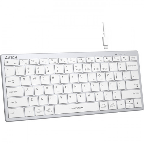 Клавіатура A4-Tech FBX51C White - зображення 3