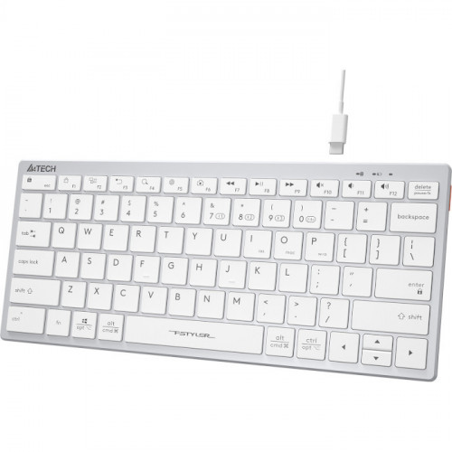 Клавіатура A4-Tech FBX51C White - зображення 4