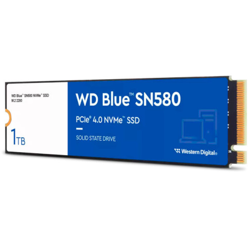 Накопичувач SSD NVMe M.2 1000GB WD SN580 (WDS100T3B0E) - зображення 2
