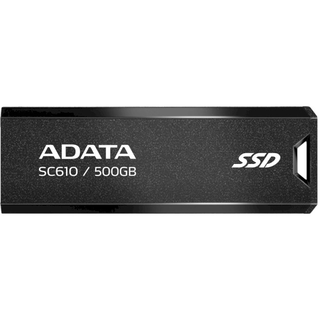 Зовнішній накопичувач SSD 500GB ADATA SC610 (SC610-500G-CBK\/RD) - зображення 2