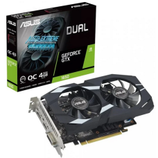 Відеокарта GeForce GTX1650 4 Gb GDDR6 Asus OC P EVO (DUAL-GTX1650-O4GD6-P-EVO) - зображення 1