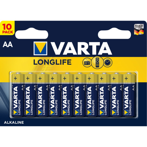 Батарейка AA Varta Longlife LR6 - зображення 1