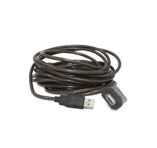 Кабель USB - активний подовжувач, Cablexpert, 5 м, AM-AF - зображення 2