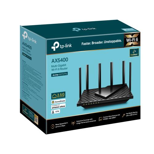 Маршрутизатор WiFi TP-Link Archer AX72 Pro - зображення 7