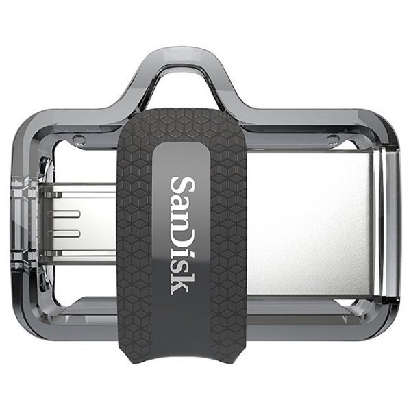 Флеш пам'ять USB 32 Gb SanDisk Ultra Dual Drive M3.0 Black USB 3.0 OTG (SDDD3-032G-G46) - зображення 4