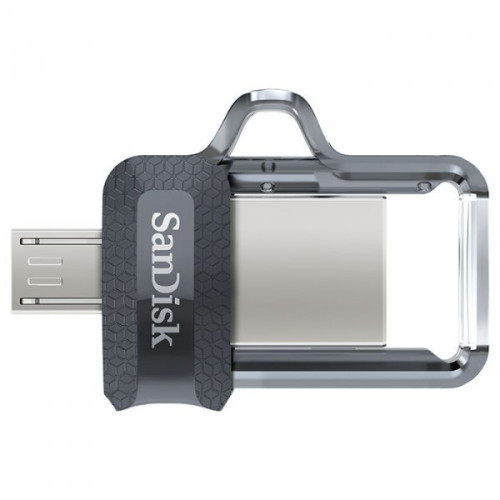 Флеш пам'ять USB 32 Gb SanDisk Ultra Dual Drive M3.0 Black USB 3.0 OTG (SDDD3-032G-G46) - зображення 5
