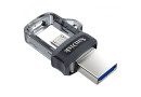 Флеш пам'ять USB 32 Gb SanDisk Ultra Dual Drive M3.0 Black USB 3.0 OTG (SDDD3-032G-G46) - зображення 3