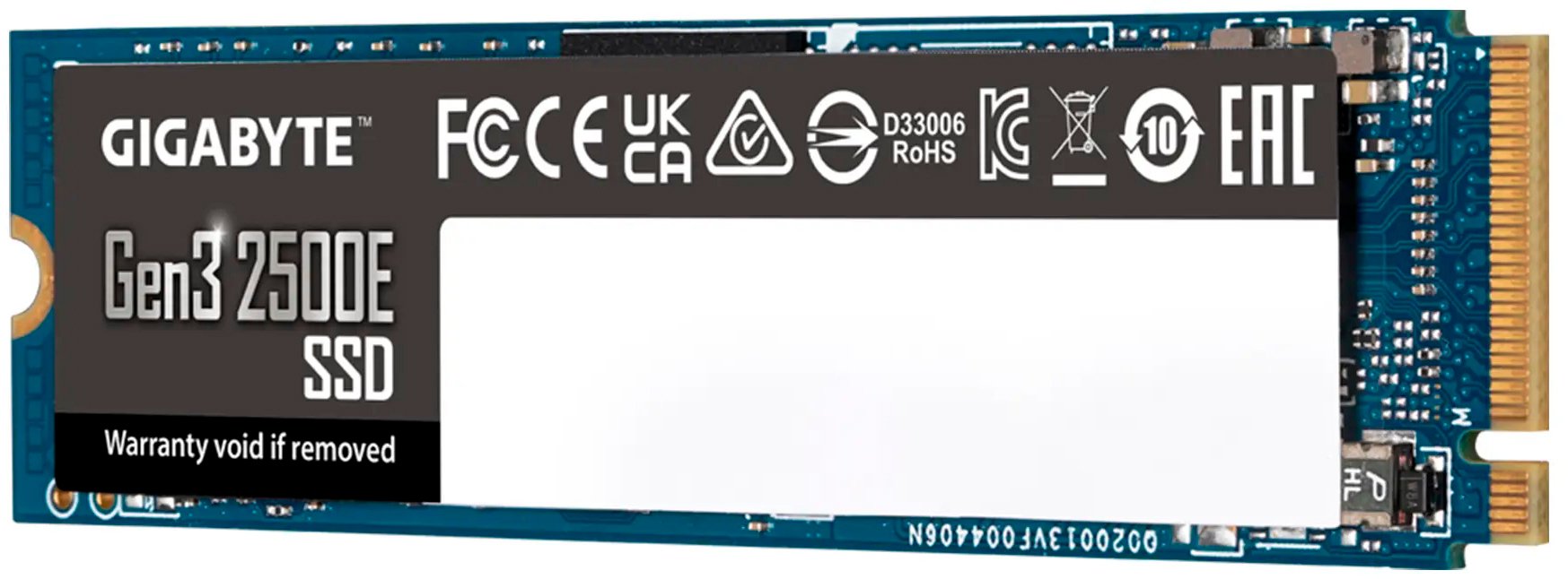 Накопичувач SSD NVMe M.2 1000GB GIGABYTE Gen3 2500E (G325E1TB) - зображення 3