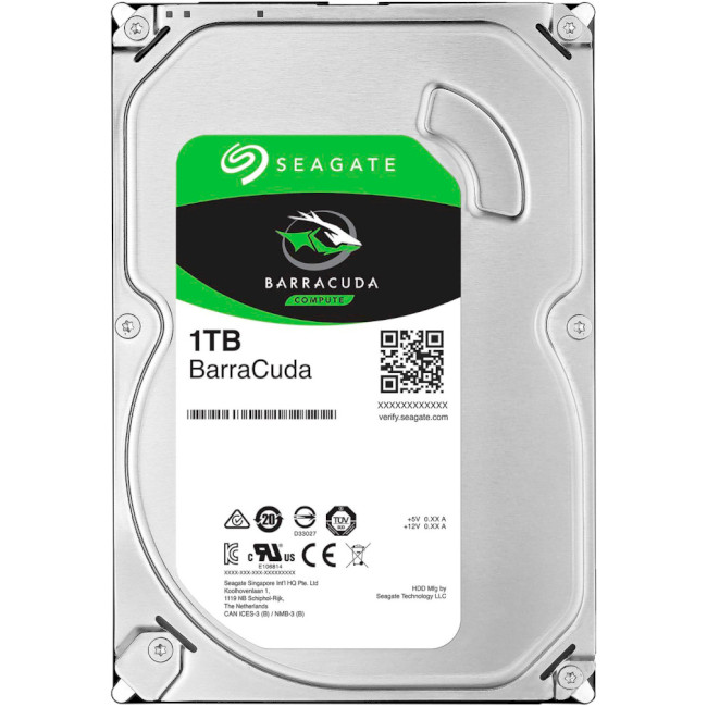 Жорсткий диск HDD 1000Gb Seagate BarraCuda ST1000DM014 - зображення 1
