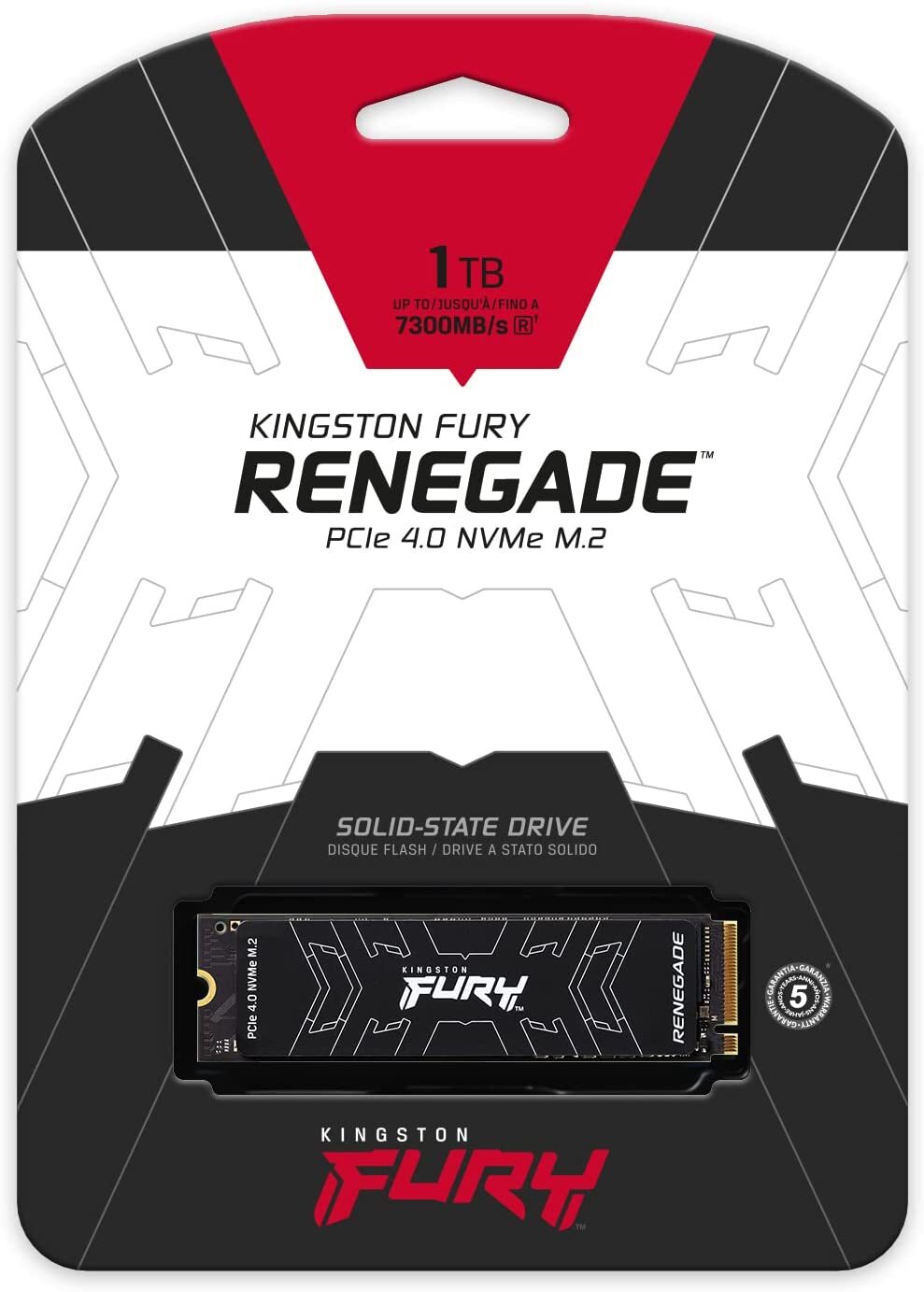 Накопичувач SSD NVMe M.2 1000GB Kingston FURY Renegade (SFYRS\/1000G) - зображення 4