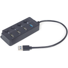 Концентратор USB 2.0 Gembird UHB-U3P1U2P3P-01