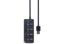 Концентратор USB 2.0 Gembird UHB-U3P1U2P3P-01 - зображення 3