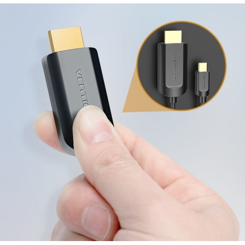 Кабель USB Type C to HDMI, 2.0 м, Vention - зображення 3