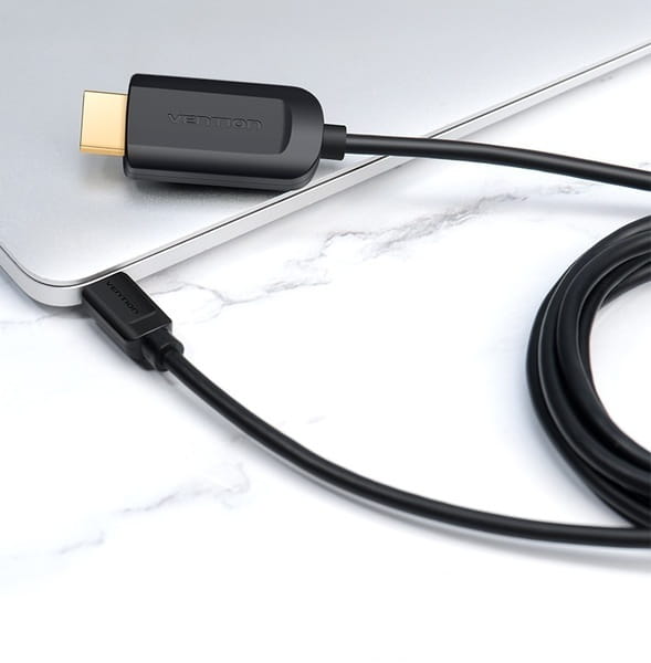 Кабель USB Type C to HDMI, 2.0 м, Vention - зображення 2