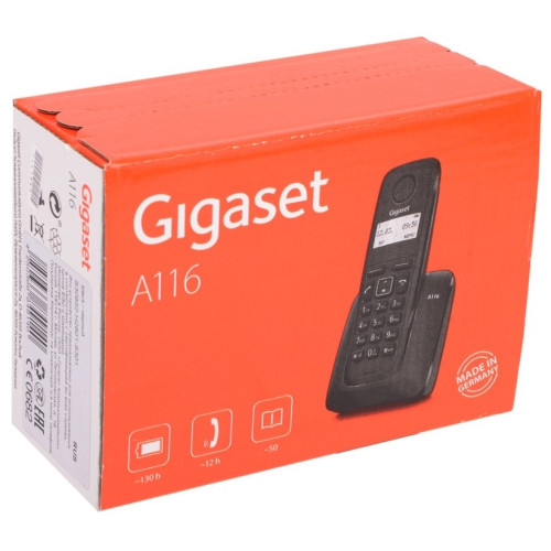Радiо-телефон Gigaset A116 Black - зображення 7