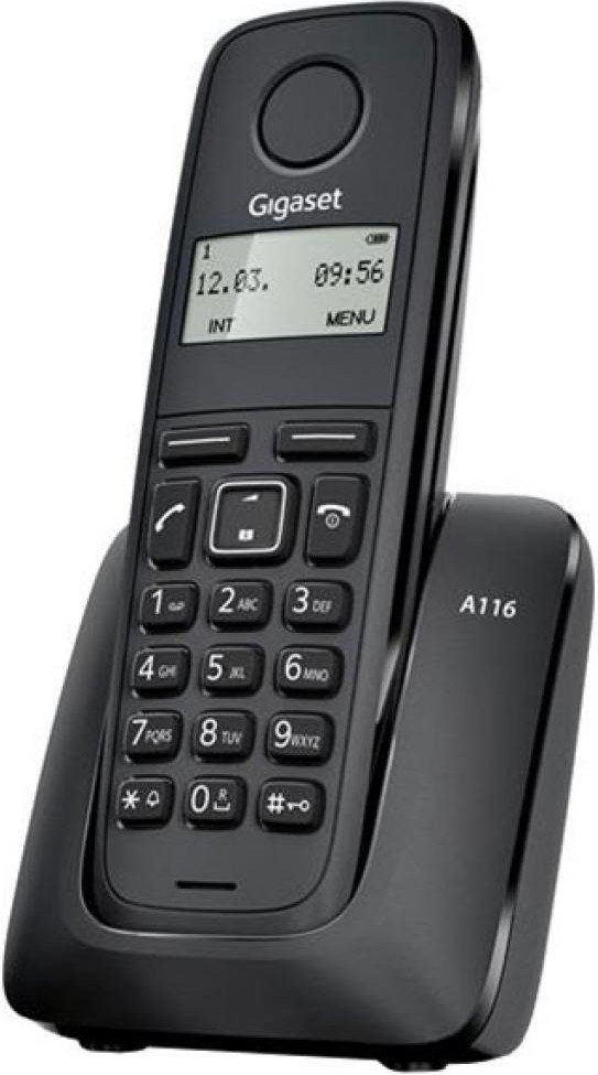 Радiо-телефон Gigaset A116 Black - зображення 3