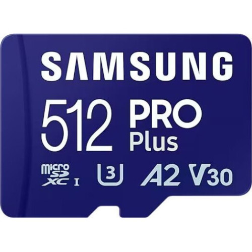 MicroSDXC 512 Gb Samsung PRO Plus UHS-I, U3, V30, A2 (MB-MD512SA\/EU) - зображення 2