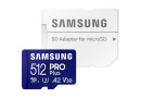MicroSDXC 512 Gb Samsung PRO Plus UHS-I, U3, V30, A2 (MB-MD512SA\/EU) - зображення 1