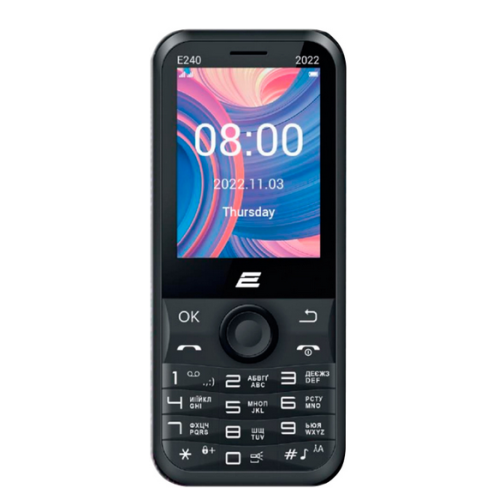 Мобільний телефон 2E E240 2022 Dual Sim Black (688130245159) - зображення 2