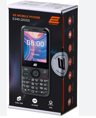 Мобільний телефон 2E E240 2022 Dual Sim Black (688130245159) - зображення 8