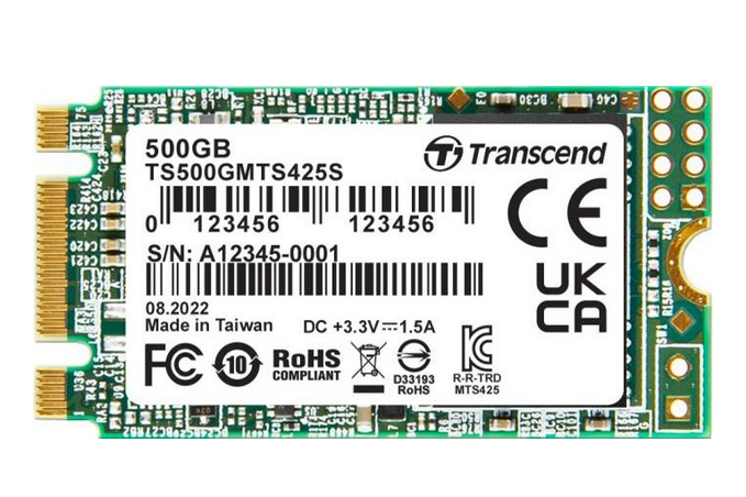 Накопичувач SSD M.2 500GB Transcend MTE425S (TS500GMTS425S) - зображення 1