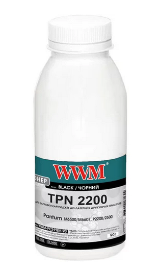 Тонер WWM для Pantum M6500\/M6607, P2200\/2500 90 г - зображення 1
