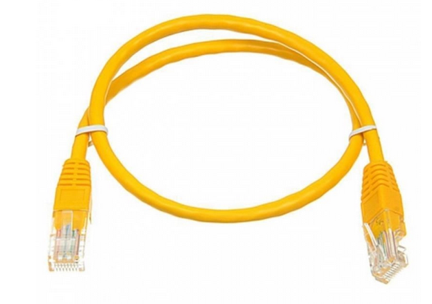 Патч-корд Cat.6, UTP, RJ45, 3.0 м, мідь, жовтий, Atcom - зображення 2